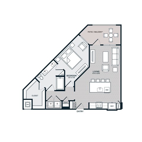 A3 Floor Plan at The Bridge at McKinney, McKinney Texas